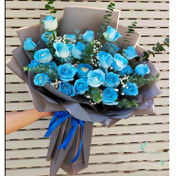 Hoa màu xanh dương - HXD03