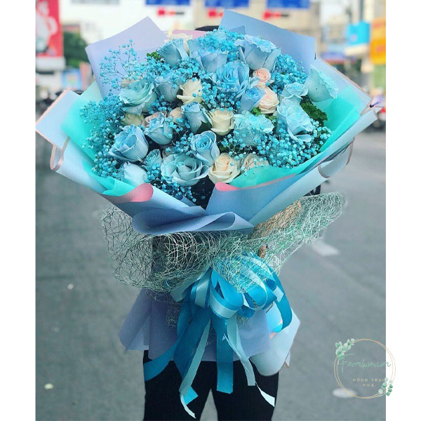 Hoa màu xanh dương - HXD12