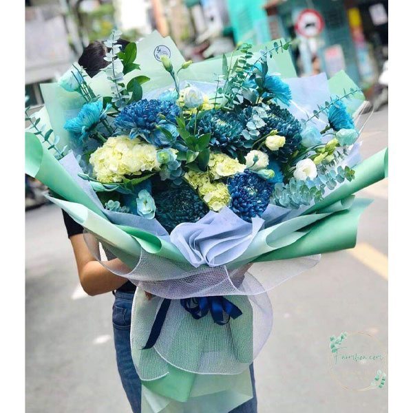 Hoa màu xanh dương - HXD24