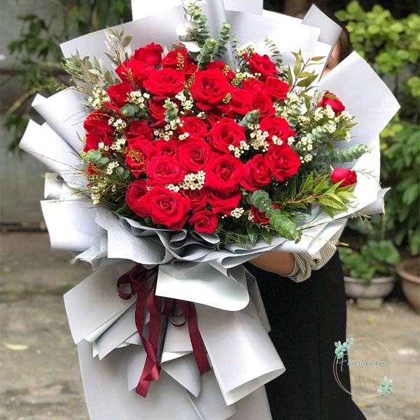 Hoa hồng đỏ - HHD34