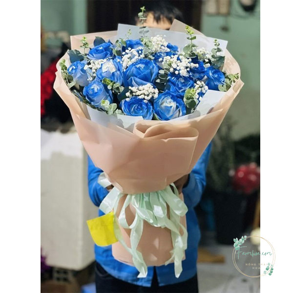 Hoa màu xanh dương - HXD10