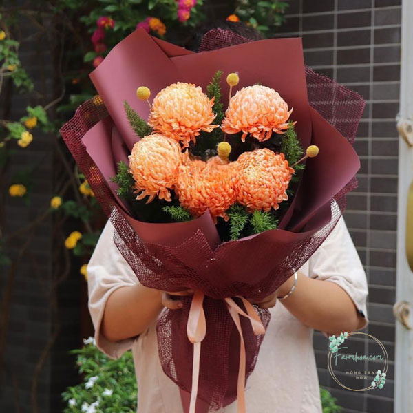 Hoa màu cam – HMC58