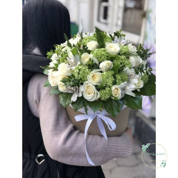 Hoa màu xanh lá - HXL07