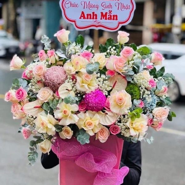 Hoa màu hồng – HMH71