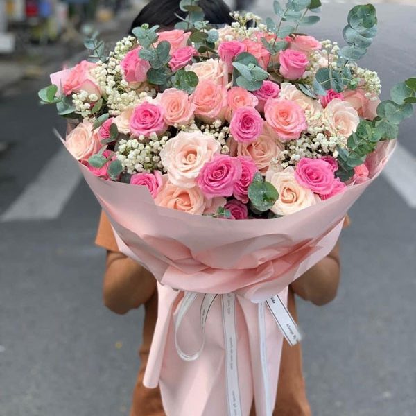 Hoa màu hồng – HMH44
