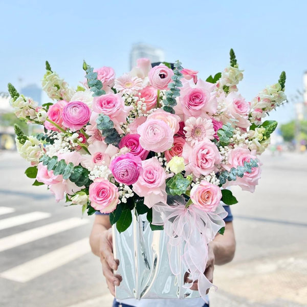 Hoa màu hồng – HMH70