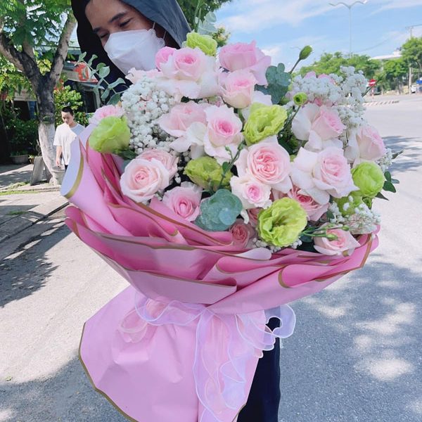 Hoa màu hồng – HMH45