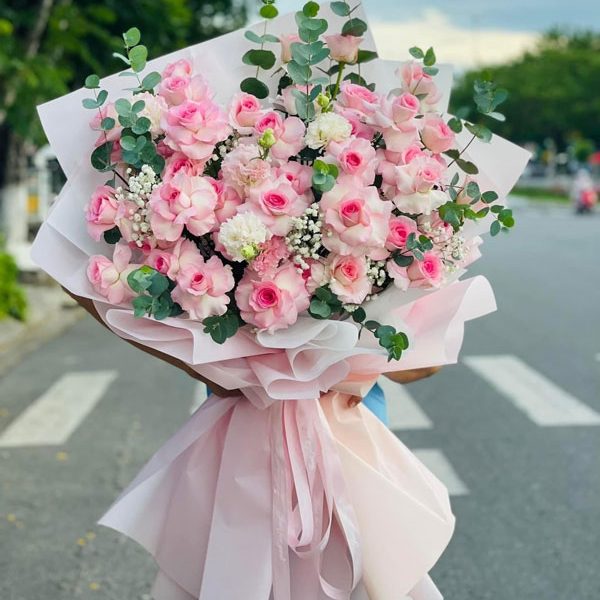 Hoa màu hồng – HMH41