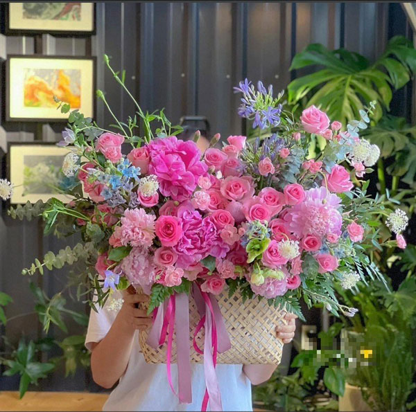 Hoa màu hồng – HMH12